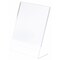 Plymor Clear Acrylic Sign Display / Literature Holder (Angled), 8.5" W x 11" H